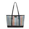 2026 Verano Casual Arcoíris Tejido Nueva Moda Personalizado Bloque de Color Casual Gran Capacidad Bolso de Hombro Debajo del Brazo