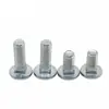 Tornillos de Carro de Grado 4.8 Pernos Galvanizados para Estructuras de Puentes y Estanterías, Cabeza Plana, Cabeza Semiredonda, Refuerzo de Cabeza Plana Grande Estándar Nacional
