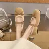 Zapatos Mary Jane peludos súper bonitos súper calientes con lazo francés 2026 Otoño/Invierno nuevo zapato peludo de una sola tira para mujer