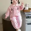 Conjunto Labubu para Niña Otoño 2026 Nueva Moda Infantil de Otoño Deportivo para Bebés Principios de Otoño Estilo Ropa de Trabajo
