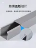 Canaleta de Alambrado y Cableado de PVC Montada en Superficie Totalmente Sellada Caja de Distribución Doméstica Industrial de Plástico Tubería Decorativa para Cable de Red Cable