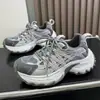 Novos tênis estilo 'dad shoes' com camuflagem de outono que fazem seus pés parecerem menores, sapatos femininos estilosos e casuais, tênis respiráveis com sola grossa