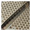 Painel Perfurado Aço Inoxidável 304 Galvanizado a Quente Malha Perfurada Buraco Quadrado Painel Decorativo de Metal Atacado Painel de Aço Inoxidável