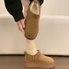 Botas de Nieve con Suela Gruesa para Mujer Invierno 2026 Nuevas Botas Cortas sin Cordones del Noreste Acolchadas de Terciopelo Cálidas Botas de Algodón Botas de Pan