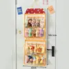 Bolsa de Almacenamiento para Muñeca Dopamina Gran Capacidad Transparente Colgante de Pared Plegable Malla Multicapa Bolsa de Almacenamiento