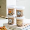 Vaso de Yogur de Vaso de Hierba Tostada Vaso de Hierba Taro Redondo Fruta Pesca 500m Postre Pera Horneada Caja de Embalaje Empaquetado Helado