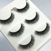 Empuje caliente transfronterizo natural largo multicapa tridimensional pestañas postizas tres pares pestañas 3D naturales cruzadas suministro de comercio exterior