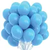 Paquete Transfronterizo de 20 Globos de Látex Gruesos Mate de 10 Pulgadas Set de Globos para Fiesta de Cumpleaños Decoración de Escena