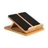 Tabla de Estiramiento de Madera Maciza Artefacto de Pedal Inclinado Estirador de Pie Inclinado Equipo de Rehabilitación para Piernas Taburete Estirador de Piernas Delgadas