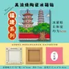 [Série Fujian] Ímãs de Geladeira Cerâmicos Mino-Yaki, Ímãs em Relevo, Atrações Turísticas de Cidades Culturais e Criativas, Lembrancinhas de Comida