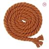 Cuerda de algodón de tres cabos de colores de 8 mm, en stock de fábrica, hilo de algodón de 8 mm de grosor, decoración de fachada de tienda de bricolaje, cuerda decorativa para tejer