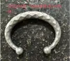 Pulseira de Aço Inoxidável Personalizada, Anel Redondo Vazado Retrô Liso de Alta Qualidade, Pulseira Feminina, Pulseira, Joias de Aço Titânio
