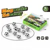 Jogo Magnético de Futebol com Corda 20 Pedras em Formato de Bola de Futebol Jogos Divertidos de Quebra-Cabeça e Estratégia para Noite de Jogos em Família, Festa, Viagem