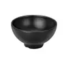 Juego de Vajilla de Melamina Plástico Tazón Pequeño Tazón para Condimentos Restaurante Comercial Taza Imitación Porcelana Negra Cuchara Tazón Pequeño para Sopa Tazón para Arroz
