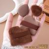 Nova Maquiagem recomenda Puff Pó Biscoito de Chocolate 6 Almofada de Ar Base Especial para Maquiagem Seca e Molhada