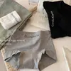 Pantaloncillos tipo bóxer de algodón puro que cubren la cadera, 7A, entrepierna antibacteriana, cintura media-alta, Pantaloncillos tipo bóxer para mujer