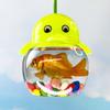 Puesto de mini pecera portátil para niños, botella QQ, botella de tortuga, taza de medusas, caja de peces de colores transparente, puesto de mercado nocturno, venta al por mayor