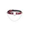 Gargantilla de Serpiente de PU Collar Pequeño Círculo Juguete Sexual Anillo de Cadena de Hierro Collar Dropshipping