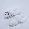 Zapatos Croc para Niños Pantuflas de Algodón Forro Neutro Cubierta de Algodón de Terciopelo Extraíble Calidez de Algodón de Invierno Más Algodón Zapatos Croc para Hombre