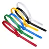 Bridas de Nylon Desprendibles, Retráctiles y Desmontables, Correas de Plástico de Colores para Atar en Jardinería, Clips Reutilizables