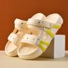 Novedad de Verano Chanclas para Mujer, Chanclas Transpirables Antideslizantes, Sandalias de Playa Camping Estilo Eva Suela Gruesa Resistentes al Desgaste para Pareja
