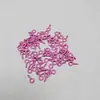 5*10mm prego de ângulo de ovelha colorido cabeça redonda anel rosca autoatarraxante prego gancho para pulseira colar pingente joias DIY