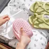 Chinelos de viagem dobráveis para mulheres, chinelos portáteis antiderrapantes para viagens, viagens de negócios e hotéis, chinelos macios descartáveis para homens, atacado