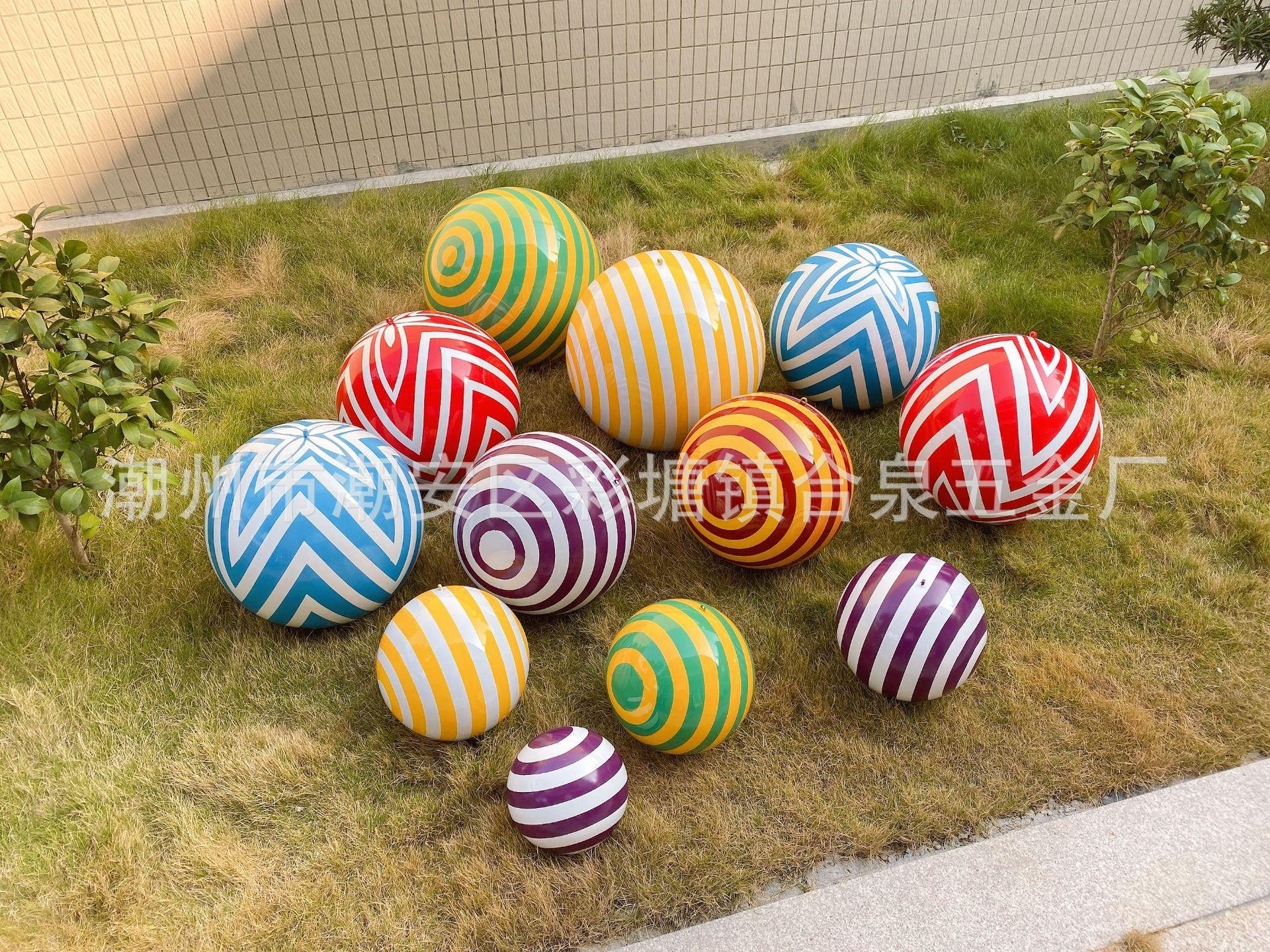 不锈钢空心球彩色