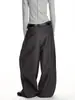 Pantalones de Rayas con Diseño Retro Americano Estilo Old Money, Caída Suelta para Hombres y Mujeres, Pantalones Casuales de Corte Recto Delgado que Adelgazan