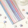 Color Morandi Estrella Plegado Alto Valor Estrella de la Suerte Cinco Puntas Tiras de Origami Hechas a Mano Bendición de Cumpleaños Regalo Pequeño