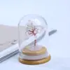 Cascalho de cristal de ágata natural, Tampa de pó Árvore da Vida, pedra de cristal, espécime de árvore da sorte, peça de exibição para decoração de casa