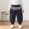 Pantalones de Otoño para Niñas 2026 Nuevo Estilo Venta al por Mayor Pantalones Largos Elegantes y Atractivos para Niños Primavera y Otoño Pantalones Casuales tipo Jogger para Bebé