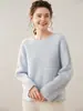Suéter de Cachemira Suave y Elegante con Diseño de Ganchillo Hueco Relajado, Jersey de Manga Larga, Nueva Ropa de Punto Otoño e Invierno para Mujer, Suéter Básico