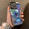 Stitch Travieso es Adecuado para Funda de Teléfono Móvil Apple 15 Europeo y Americano 16 Promax iPhone 17 Dibujos Animados 14 Nicho 13