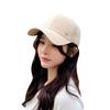 Nueva gorra de béisbol con visera para mujer de primavera y verano, protección solar, protección solar, cara de mujer, letras pequeñas, exterior, casual, transpirable