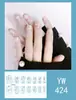 Pegatinas para uñas TE, sin cocción, de moda, finas, arte de uñas de cobertura completa listo para usar, pegatinas de uñas vestibles temu, Sudeste Asiático, Japón, Corea