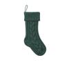 Saco de presente de Natal tricotado meias decorativas pingente de meias de Natal combinação de cores tamanho grande torção em ângulo errado 46 saco de presente de grande capacidade
