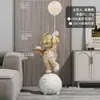 Figura de Astronauta para Sala de Estar Mueble de TV, Decoración de Astronauta de Lujo de Alta Gama, Regalo de Hotel de Moda para Inauguración de Casa