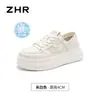 Sapatos Brancos ZHR de Malha Respirável Duas Formas com Solado Grosso Verão Novo Ultra Leves Casuais Moda Versátil Esportivos Femininos