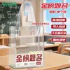 Bolsa de Documentos Transparente Simples Portátil de PVC Especial para Provas Estudante Gaokao Durável Aulas de Reforço Grande Capacidade Armazenamento de Provas