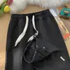 Pantalones finos de seda helada de verano para hombre, pantalones cargo tipo paracaidista de secado rápido estilo americano, corte recto holgado, pantalones largos casuales para exteriores para adolescentes