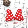 Gravata Borboleta de Tecido de Bolinhas de Desenho Animado DIY Enfeite de Cabeça Acessórios de Cabelo Acessórios para Sapatos Meias Material de Tecido para Bolsas Acessórios