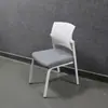 Silla Simple para Oficina, Conferencia, Capacitación, Computadora, Negociación de Ocio, Recepción, Silla de Ocio sin Brazos con Respaldo