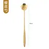 Cuchara Mezcladora Larga de Acero Inoxidable, Cuchara Pequeña para Sopa, Cuchara para Condimentos y Café, Cuchara Creativa Extendida para Hielo, Cuchara de Pétalo para Postre y Miel