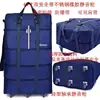 Maleta de mano plegable impermeable 158 para check-in de aviación, maleta de gran capacidad con ruedas, ruedas universales, caja de almacenamiento móvil multiusos.
