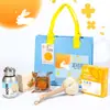 Bolsa de fieltro para el Festival de Medio Otoño con logo personalizado - Souvenir práctico para que la empresa regale a los empleados como regalo de beneficios vacacionales