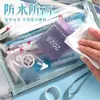 Bolsa de Exame Jerry Cor Vermelha da China para Estudantes do Vestibular Grande Capacidade Portátil Transparente Bolsa para Documentos
