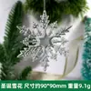 Pingente de Gelo Acrílico de Natal, Cone de Gelo, Cristal de Gelo Transparente, Cena de Casamento, Pingente Decorativo para Árvore de Natal DIY