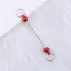 Colgantes Creativos de Metal con Cuentas Gradiente Multicolor Coloridos Colgantes de Llave Hechos a Mano Accesorios para Llavero Listos para la Venta