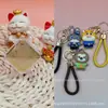 Colgante de Oro Cuadrado de Oro Puro de Paz y Alegría Serie Zootopia Cordón Conductor de Tráfico para Transmisiones en Vivo de TikTok
